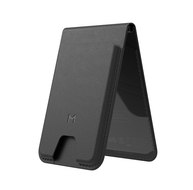 Картхолдер Magssory Geotag Magnetic Flip Wallet, Midnight на белом фоне Nice Case