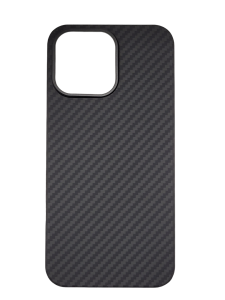 Карбоновый чехол Carbon Fiber with Magsafe для iPhone 14 Pro Max, Matte Black